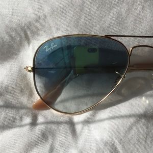 Ray ban aviator glasses
